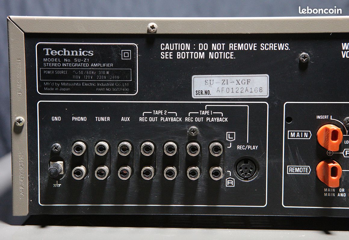 Ampli hifi Technics SU-Z1 (image 8)