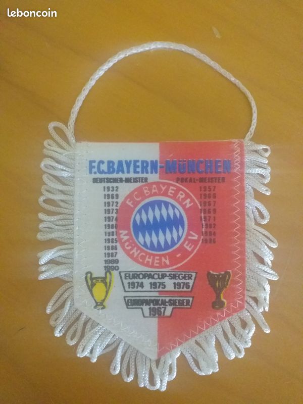 Fanion FC Bayern Munich - Drapeau Allemand - Occasion, Vintage