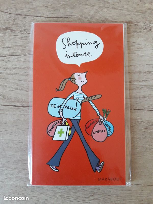 Carnet neuf shopping "Les paresseuses" (image 1)