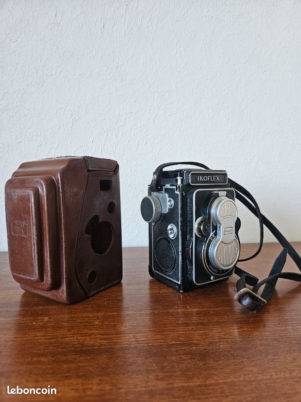 Appareil Photo Ikoflex Zeiss Ikon, Syncro-Compur, Avec Sacoche, Rare, Occasion