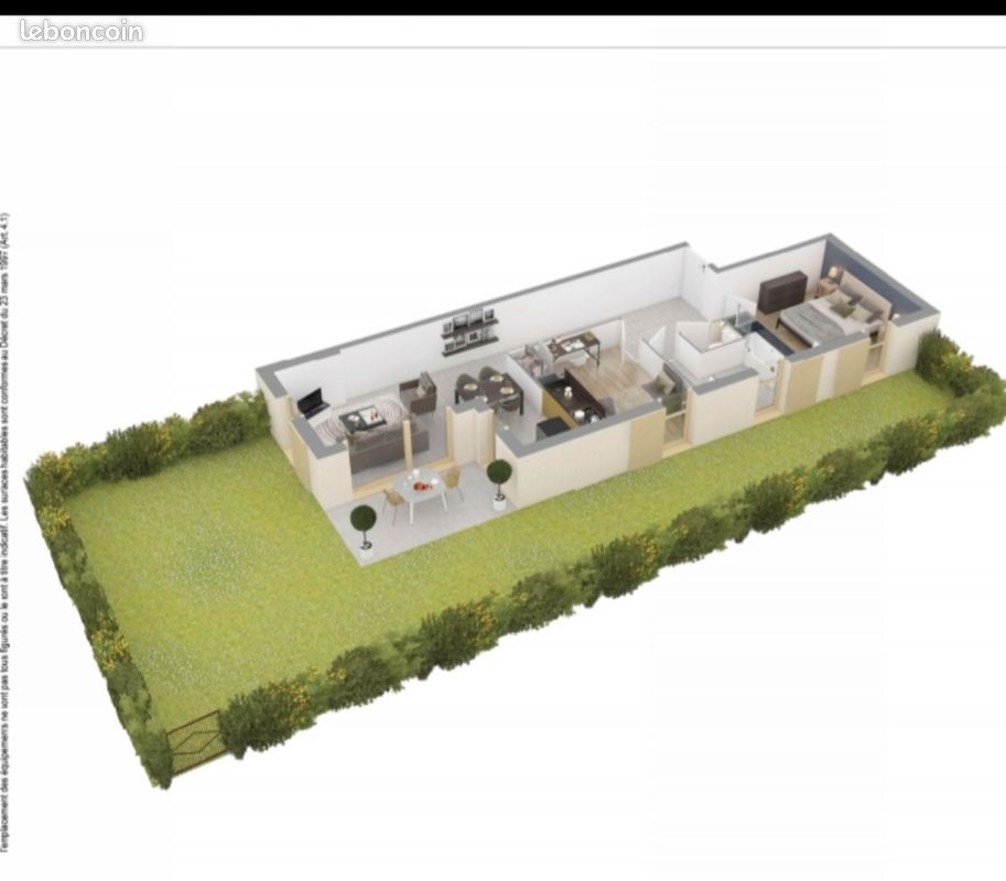 Appartement 3 pièces 63 m² · à Saint-Priest · 63 m² · 240 000 €