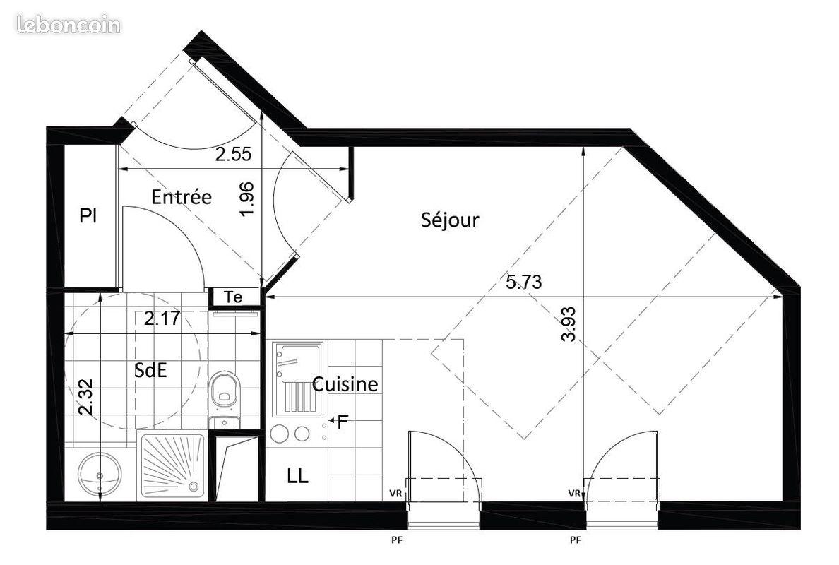 Appartement a louer chatenay-malabry - 1 pièce(s) - 30 m2 - Surfyn