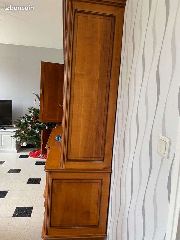 Ensemble table +living merisier (image 7)