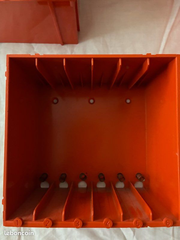 Boîte Vintage Orange KAISER FOTOTECHNIK 4000 – Matériel Photo Rétro