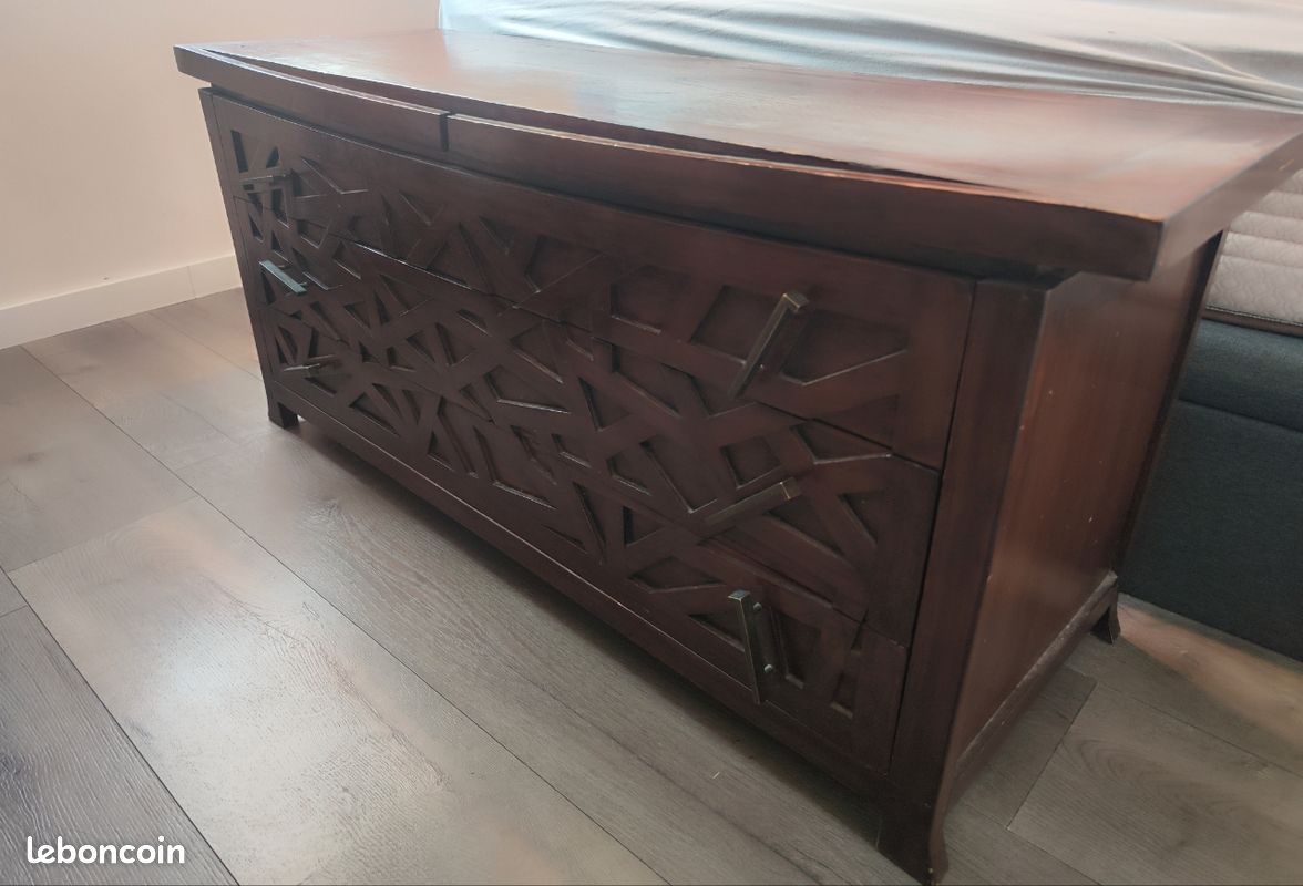 Commode en teck massif (image 1)