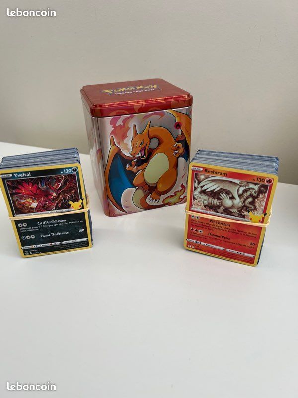 Lot de 200 cartes Pokémon + boîte de rangement (différents modèles) lire l’annonce PETIT PRIX (image 10)
