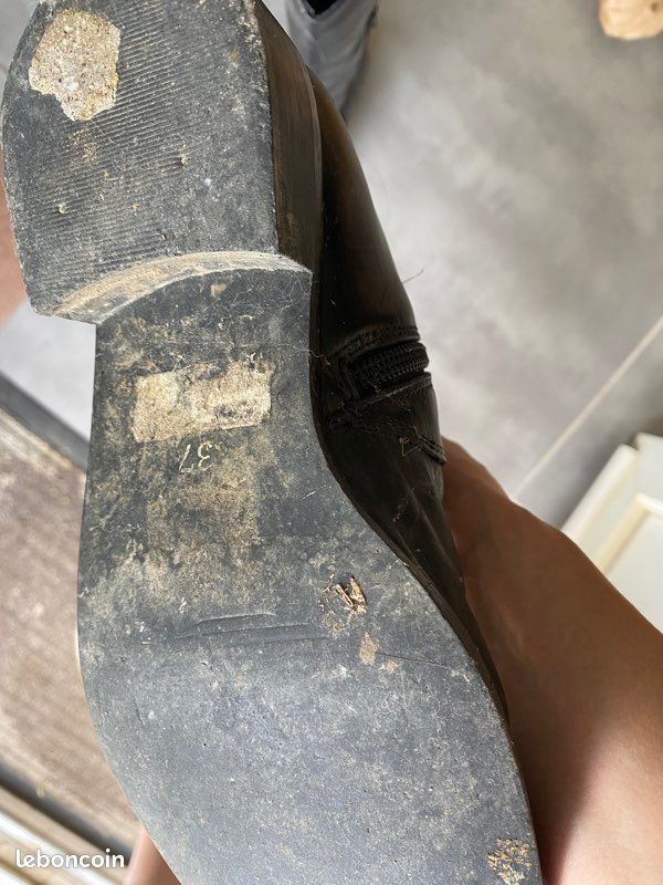 Bottes noires 37 (image 2)