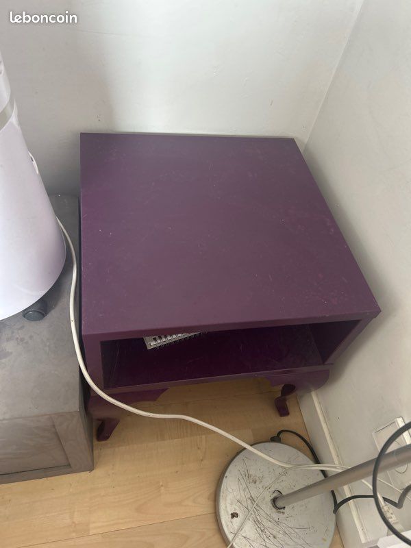 Meuble tv violet (image 2)