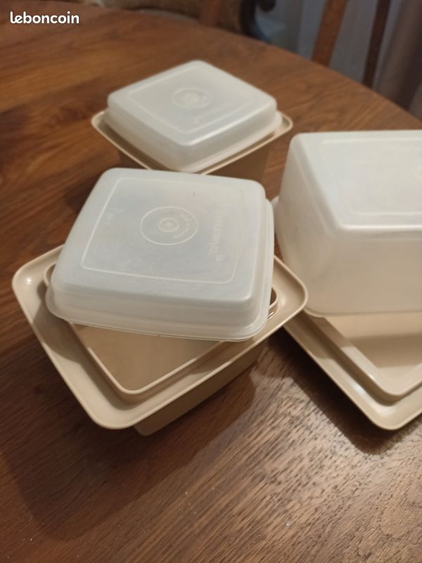 Beurrier Tupperware Original Blanc 37166 - 16,5 X 11 X 7 Cm