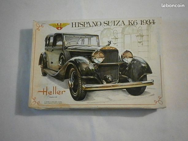 Maquette Heller 1/24 – Hispano Suiza K6 – Voiture De Collection à Monter