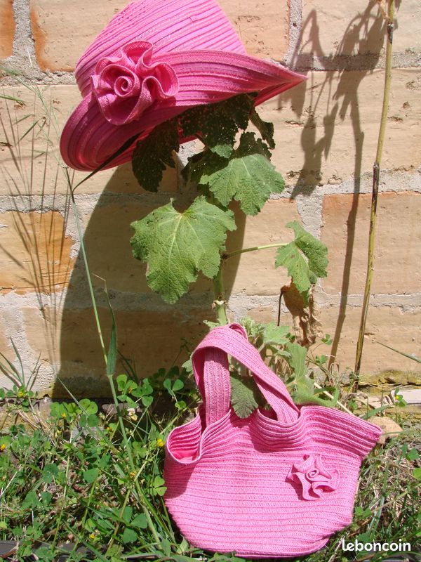 2 lots sac à main et chapeaux fillette parfaits cérémonie (image 1)