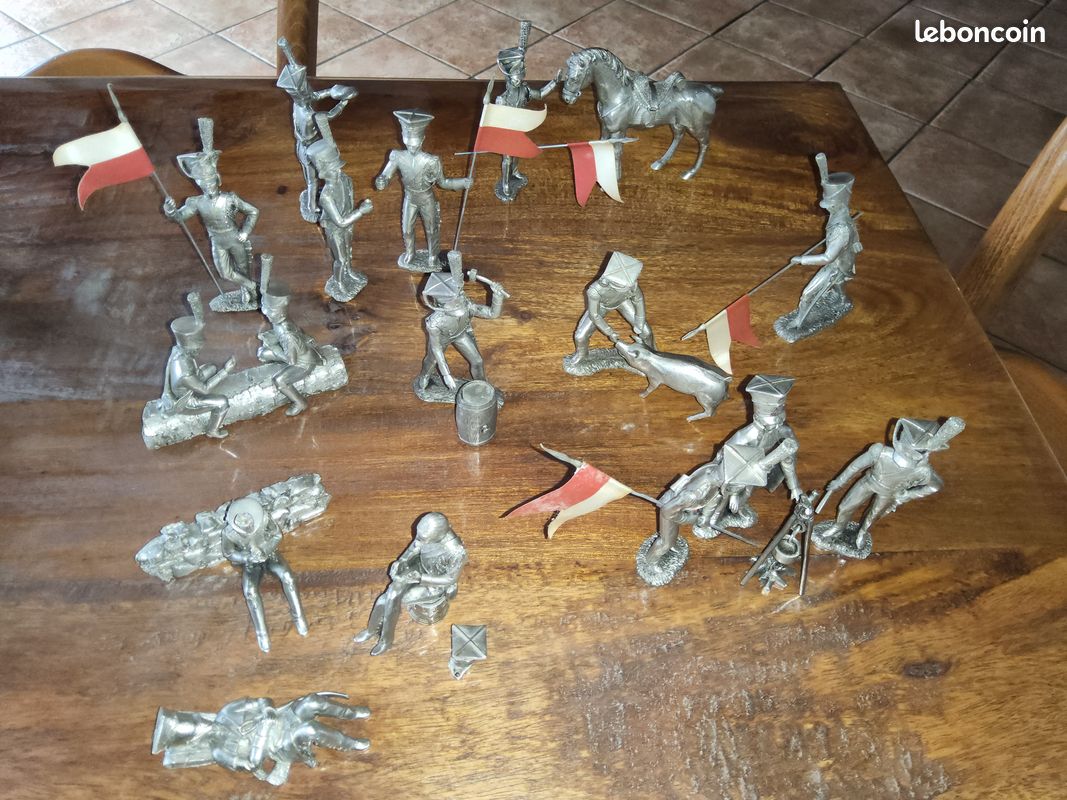 Figurine étain Le Bivouac – Chariot De La Vivandière (Les Étains Du Prince), Bon état