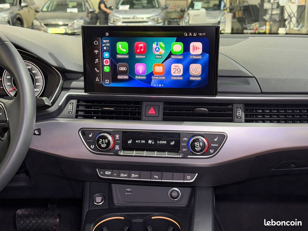 Audi a4 35 tdi 163 ch avus boite auto / carplay / camera de recul / cuir complet / toit ouvrant / garantie (image 5)