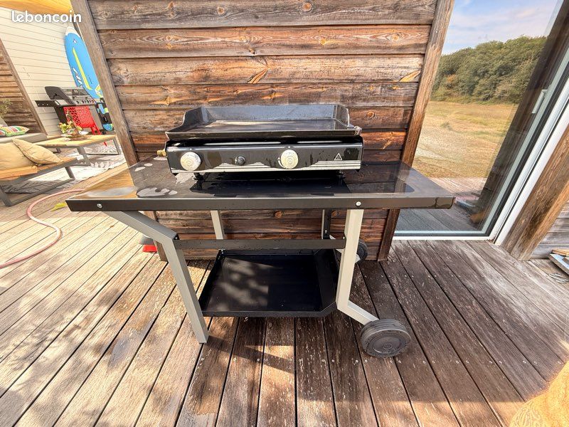 Plancha et chariot forgé Adour (image 1)