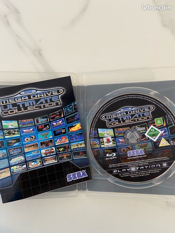 jeu ps3 sega mega drive ultimate collection dispo sur