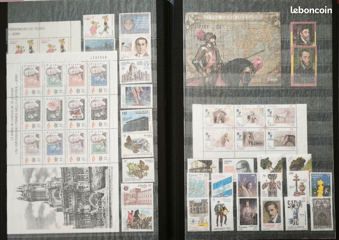 Mundo - Monde - Lot de timbres et blocs-feuillets neufs en TB qualité