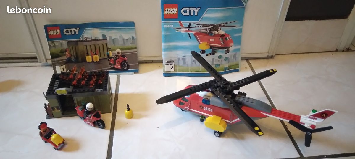 Lego city L unité de secours des pompiers (image 1)