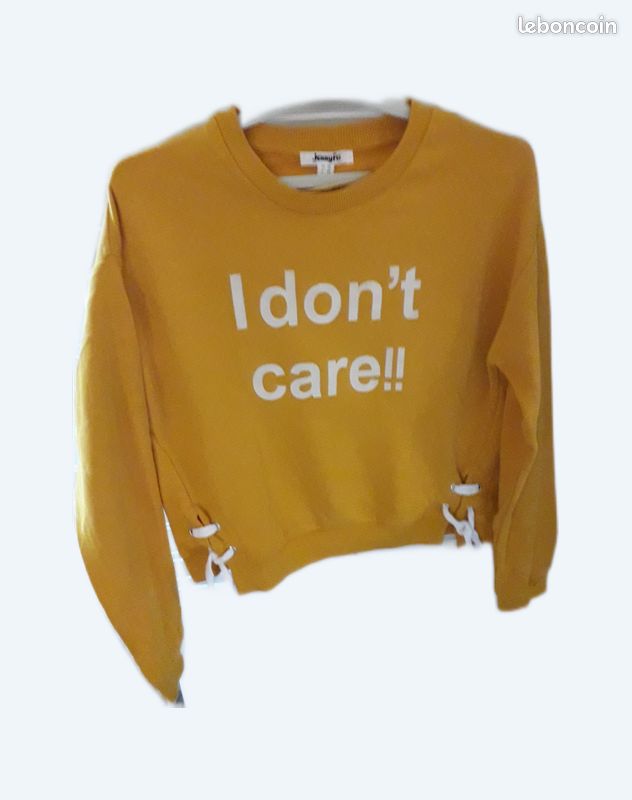Sweat jaune (image 1)