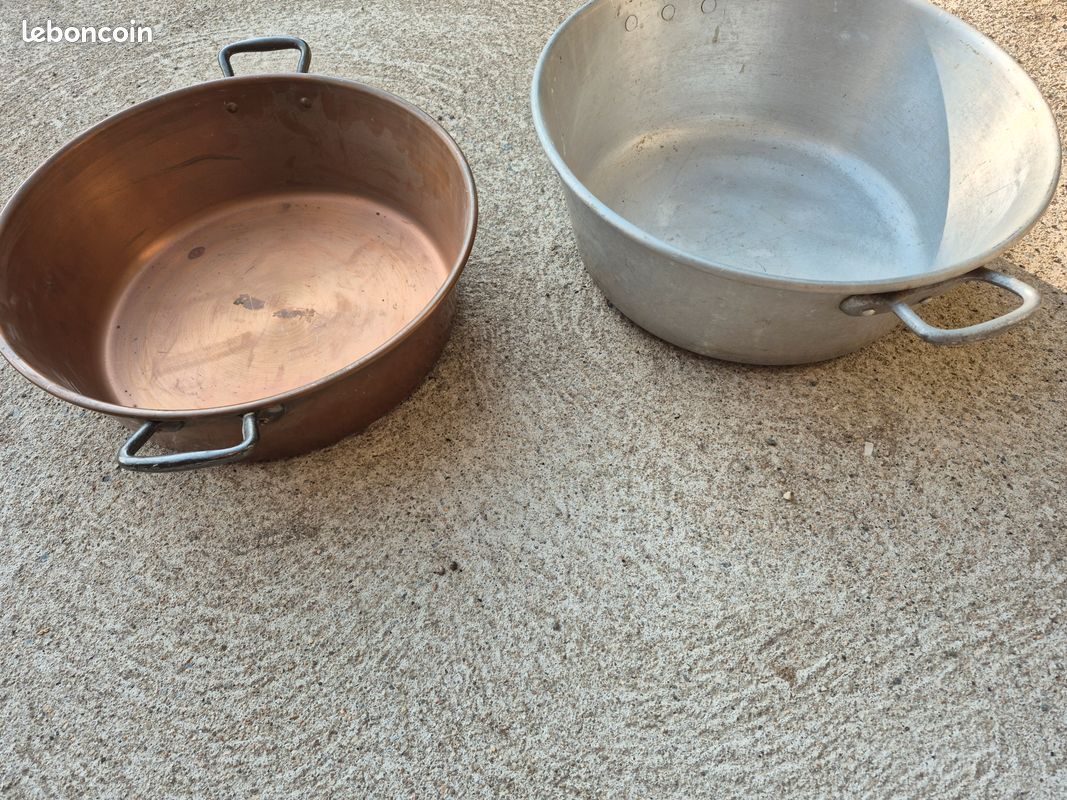 Bassine confitures Cuivre ou alu - réchaud gaz pour les conserves (image 8)