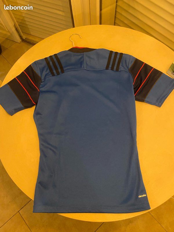Maillot De Rugby Equipe De France Sevens 2011/2012 - Numéro 4 - Taille L - Occasion