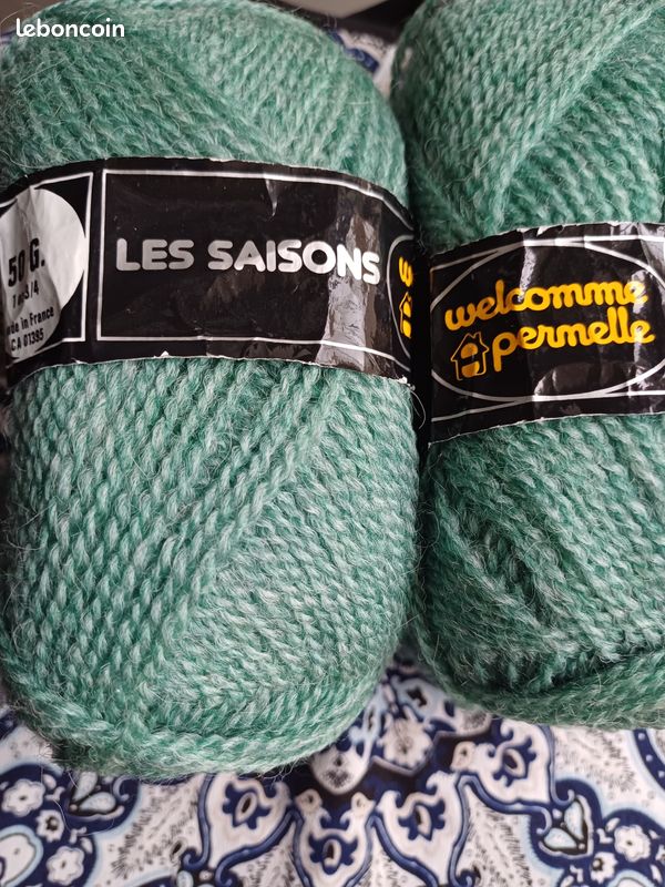 4 Pelotes De Laine WELCOMME PERNELLE Taquine - Chiné Marron, Aiguilles 3,5, 50g
