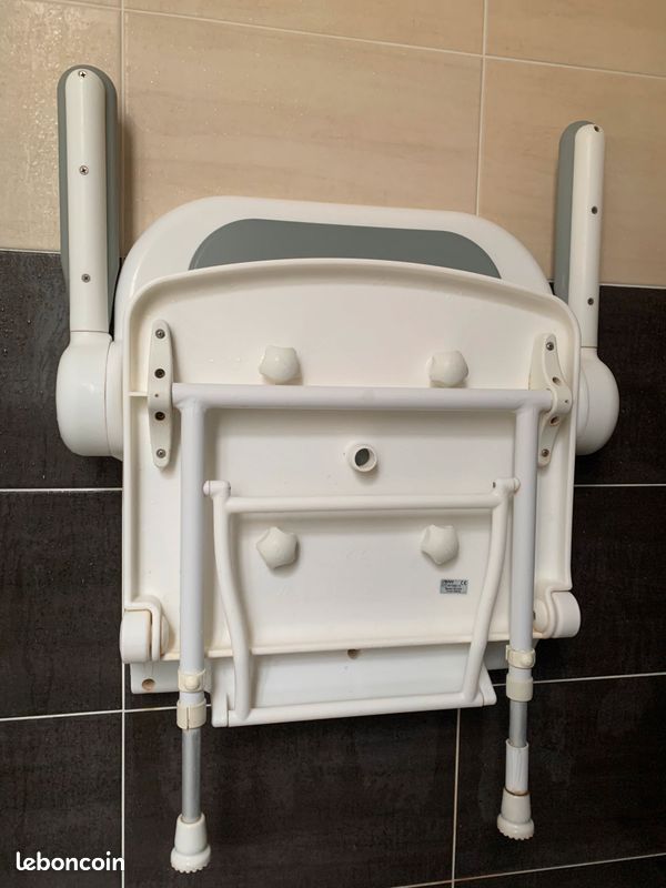 Siège douche rabattable à fixer (image 3)