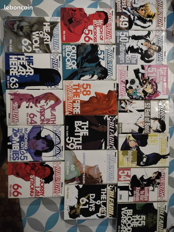 Manga shonen seinenBleach Tome 49 a 66 (image 1)