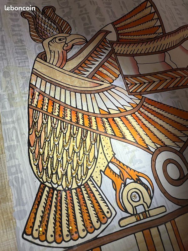 Magnifique papyrus égyptien authentique qui brille au jour et dans le noir (image 4)