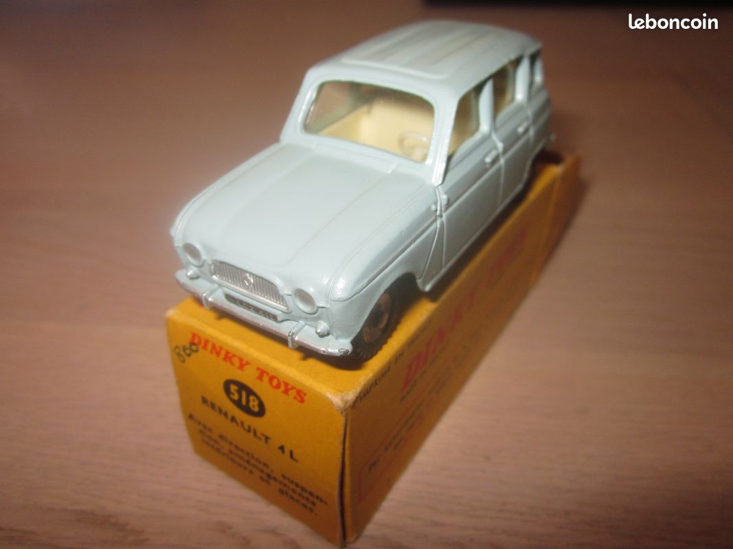 Dinky Toys France – Renault 4, Réf. 518, Avec Sa Boîte – Miniature Occasion Collection