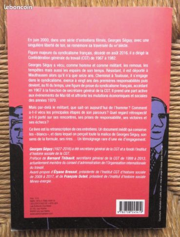 Livre Ce que la vie m'a appris de Georges Séguy (image 2)