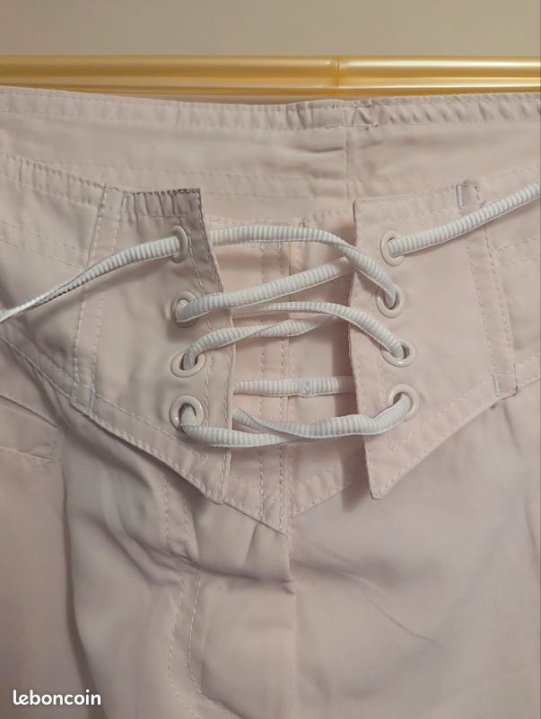 Pantalon large blanc cassé pour femme Gotcha T40 tbe,quasi neuf (image 3)