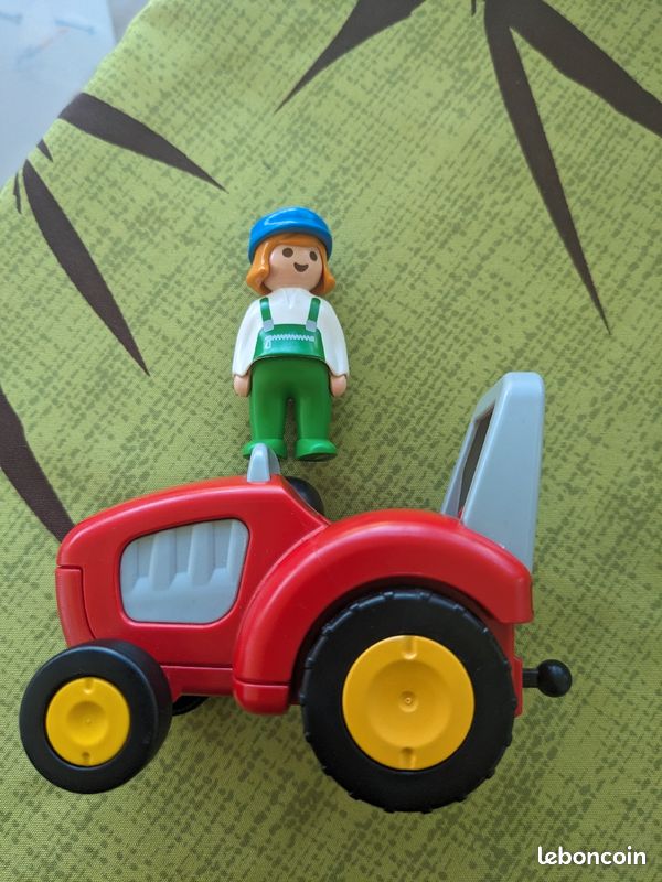 Playmobil 1.2.3 tracteur agricultrice (image 2)