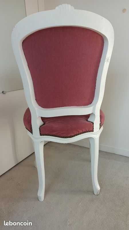 Chaise tapissier rose (image 7)