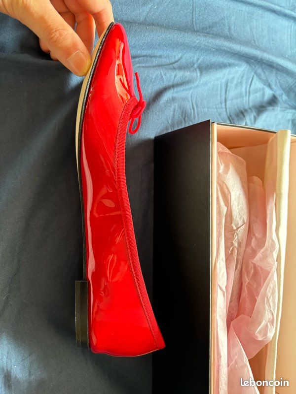 Ballerines Cendrillon rouge Repetto neuve (image 3)