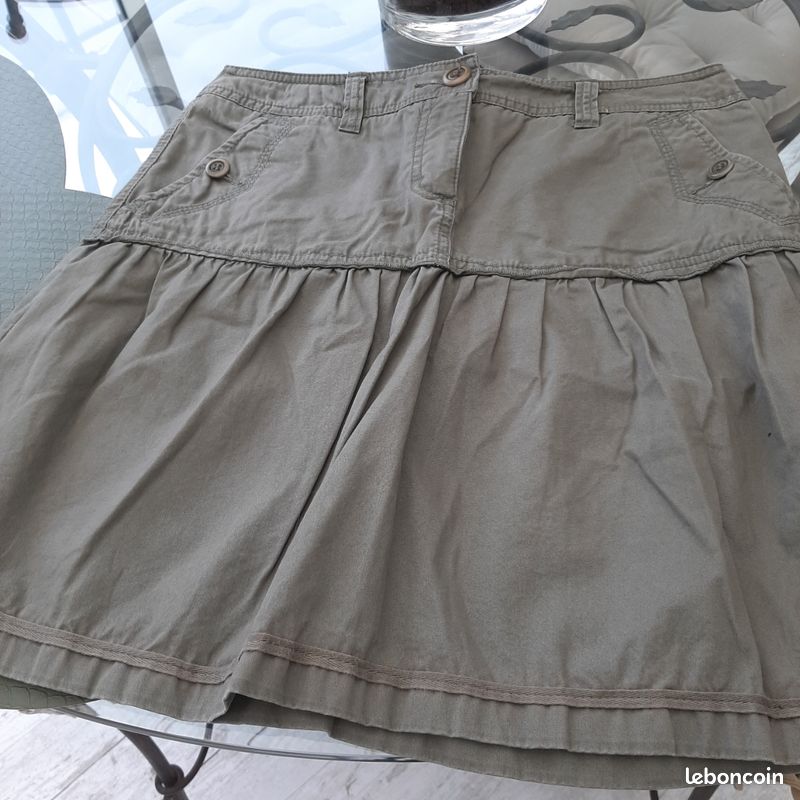 Jupe KJUS Femme Taille L, Kaki, Neuve Avec étiquette, Pour Le Golf