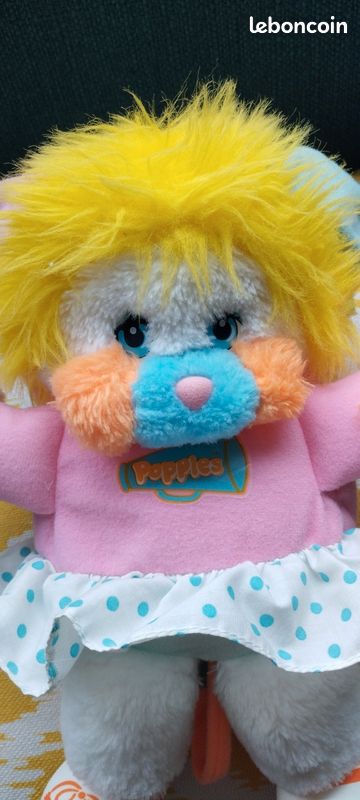 Popples Cheerleader vintage 1985 Mattel (image 9)