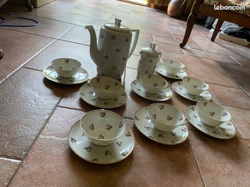 Ensemble de service à thé Limoges (image 2)