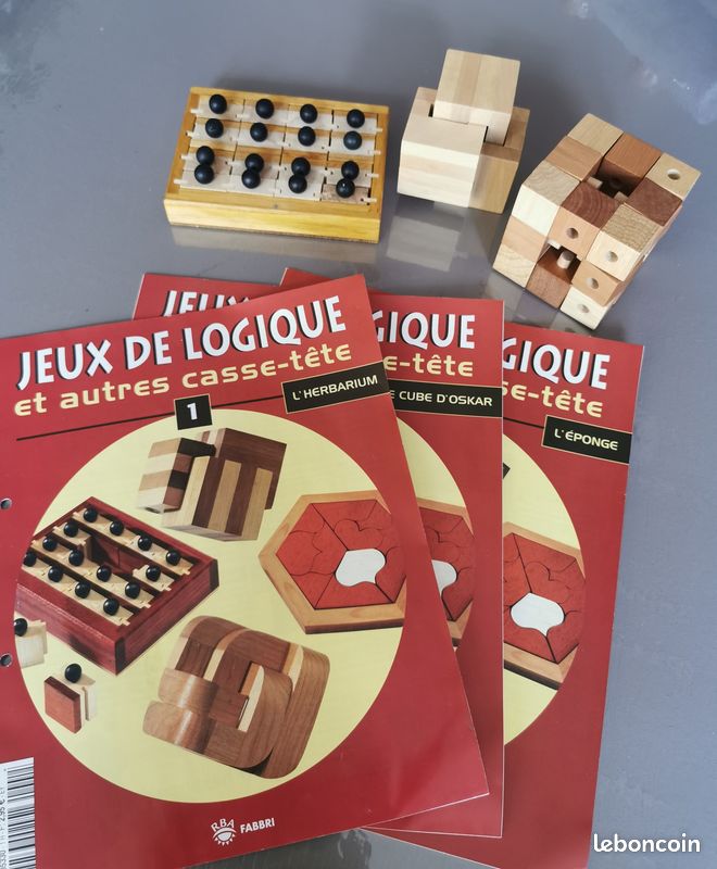 Jeux de logique en bois (image 1)