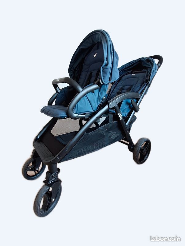 Poussette Double jumeaux Evalite Équipement bébé