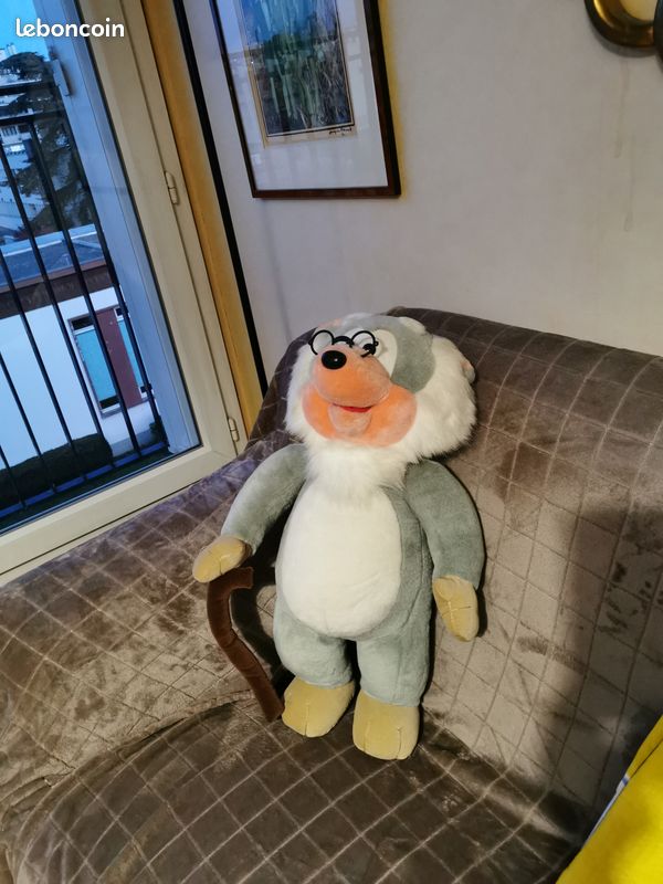 Peluche Souris Grand-père Mesure 62 cm TBE (image 10)