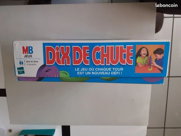 Jeu Dix De Chute MB - Édition Vintage 1977 - Complet - Jeu De Stratégie Pour Enfants