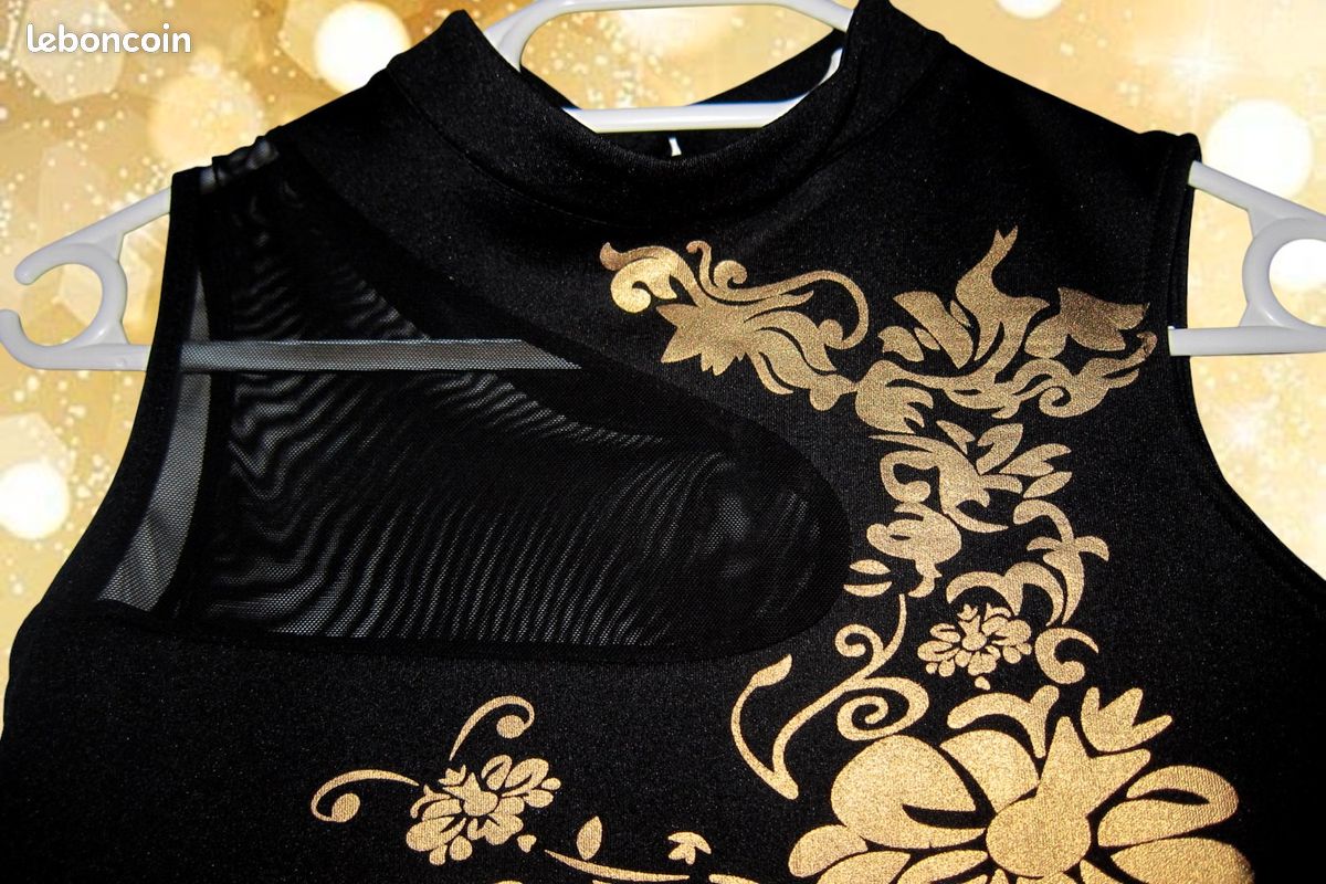Robe courte noir/doré 36 (image 5)