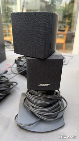 Bose Haut-parleur Double Cube Vintage Bose Première Génération Blanc