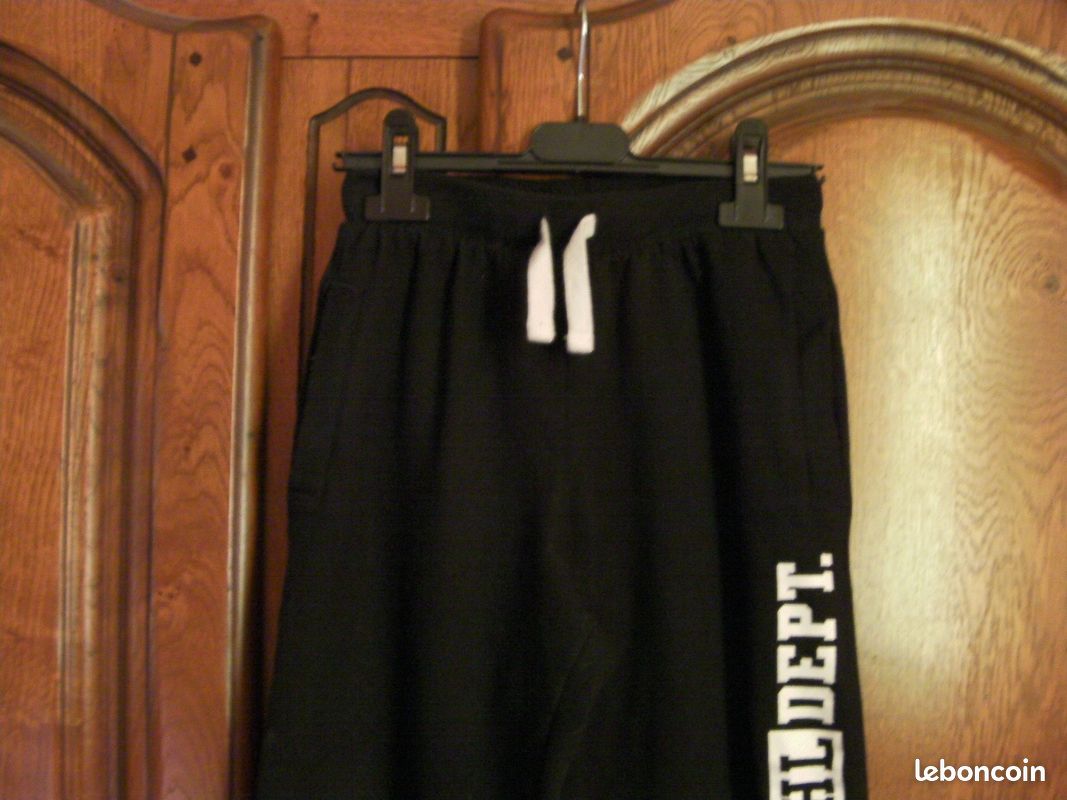 Pantalon jogging noir DOMYOS - Taille 12 ans (image 2)