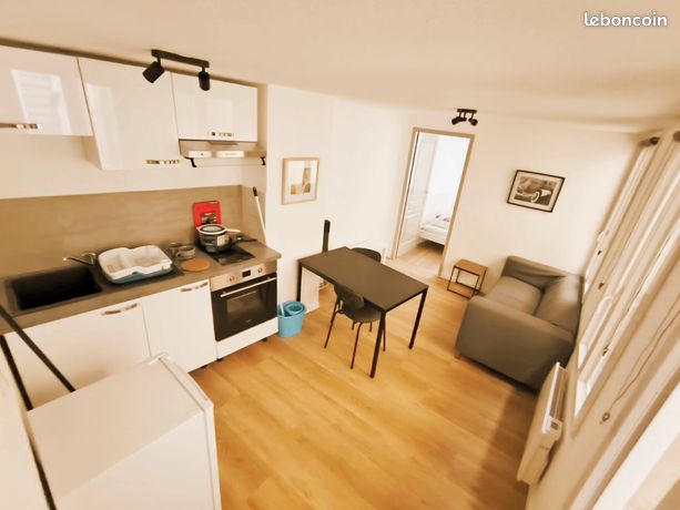 Montbéliard Centre – Appartement Meublé 28 m² – Lumineux, Calme, Refait à Neuf