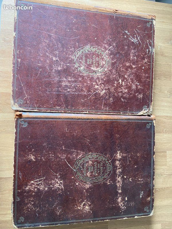 Lot de 2 grand livre, album de la guerre, 1000 914 919, tome un et deux (image 7)