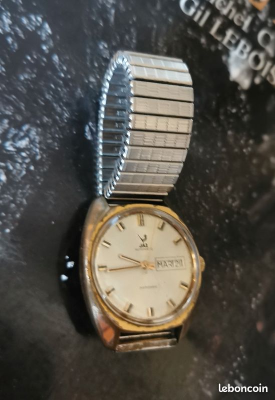 Montre Bracelet JAZ Mécanique Vintage Pour Homme - Occasion - Mouvement Manuel