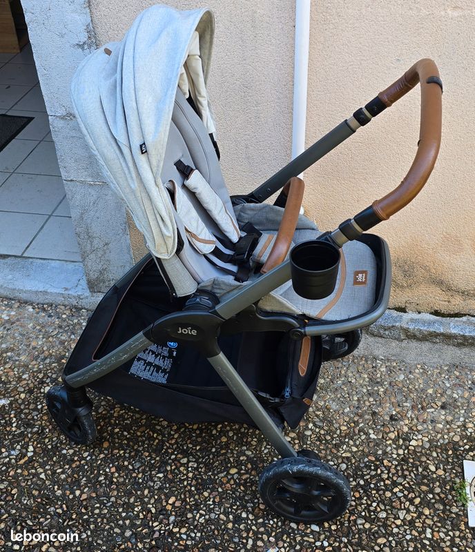 LOT JOIE Poussette + Coque + fixation isofix (image 1)