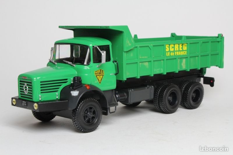 CAMION BERNARD BENNE ordures poubelle majorette année 70 neuf en boite