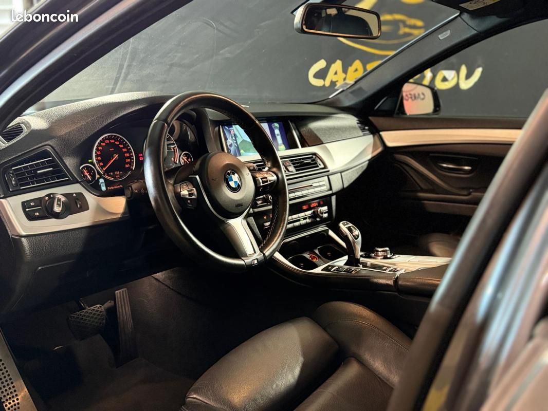 BMW Série 5 (F11) LCI Touring 525d Pack M 218ch Caméra de recul, Sièges chauffants, GPS Navigatio... (image 6)